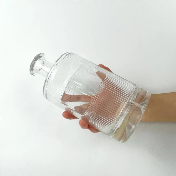 Customized Logo Shape Print Logo 500ml 700ml 750ml Spirits Tequila Vodka Brandy Whisky Rum Gin Liquor Glass Bottle