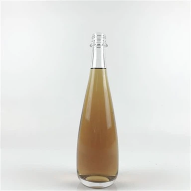 Glazen wijnfles mineraalwater glazen fles